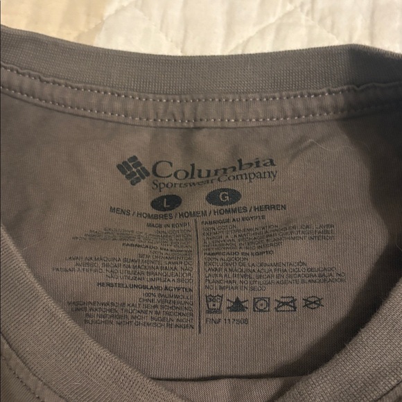 Columbia Men’s Large PHG Grayish Brown Long Sleeve Shirt - Picture 3 of 4